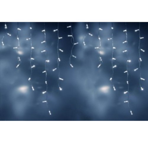 Гирлянда уличная "Бахрома" 3 х 0.6 м, свечение белое, TEAMPROF