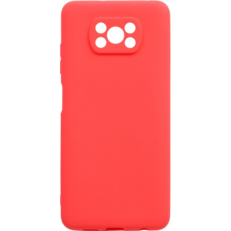 Задняя накладка ZIBELINO Soft Case для Xiaomi Poco X3/X3 Pro (красный)