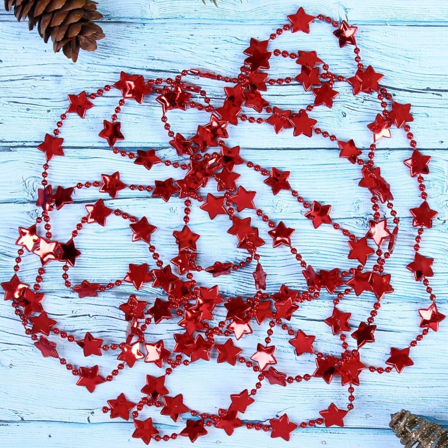 Бусы на ёлку 2,7 м "Звезда" МИКС 905722