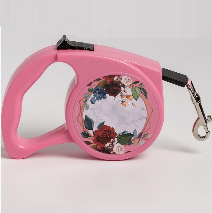 Рулетка «Любимая подружка» 3 м, max=12 кг, розовая