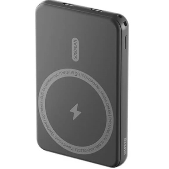 Внешний аккумулятор OLMIO QM-06 (5000mAh) темно-серый
