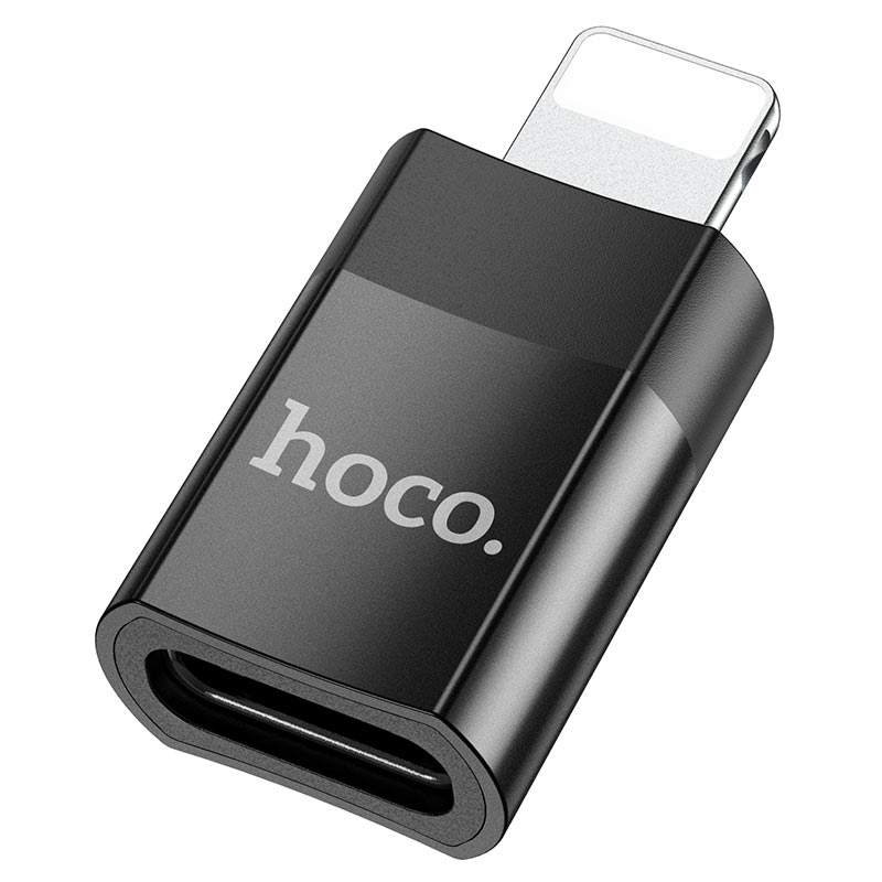 Переходник OTG HOCO UA17, Lightning/Type-C черный