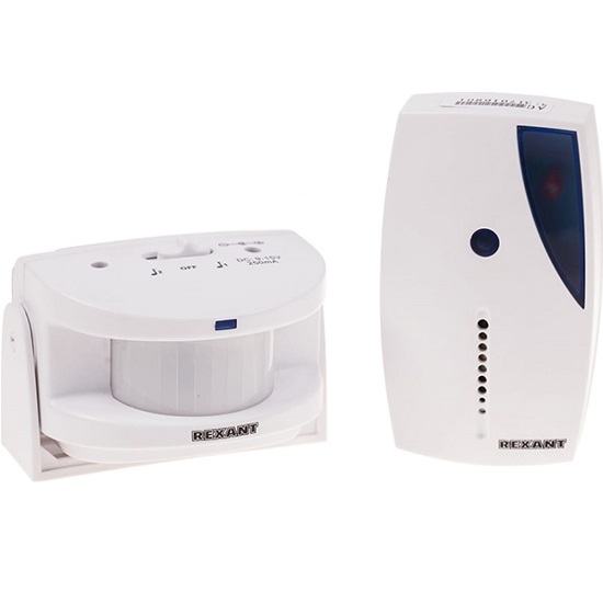 Звонок БП REXANT GS-215 с выносным датчиком движения