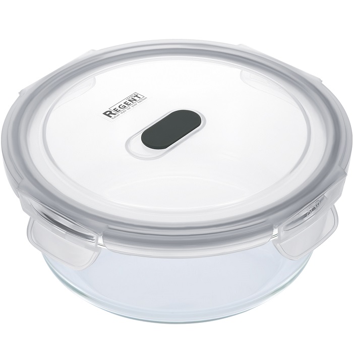 Контейнер стеклянный REGENT Linea Desco 93-DE-CA-21-600, круглый, 0,6л