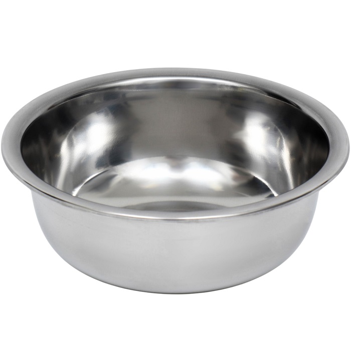 Миска металлическая эконом, 1 л, 17×6.5 см