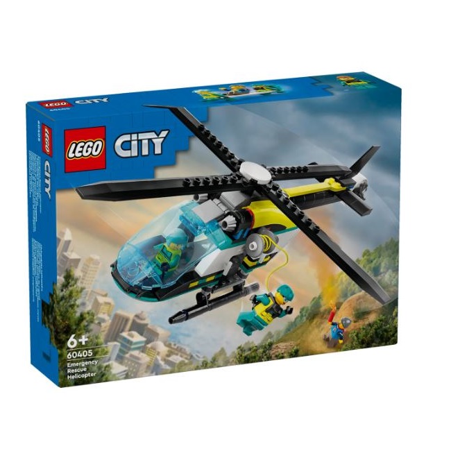 Конструктор LEGO City 60405 Аварийно-спасательный вертолет