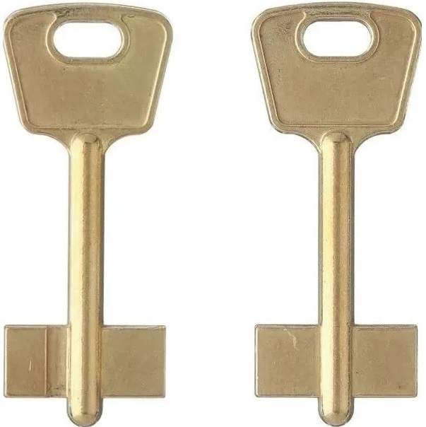 Заготовка ключа Волмет-1 65*25,1*11,2 мм, лат., б/п