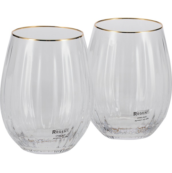 Набор стаканов REGENT Linea ASTI 81-606, 2шт., 590мл