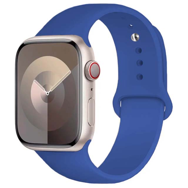 Силиконовый ремешок SPORT BAND 42/44/45/49мм, 25_синее море