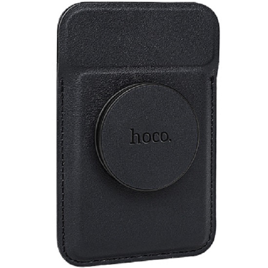 Держатель магнитный с карманом для карт HOCO GT6 (Black)