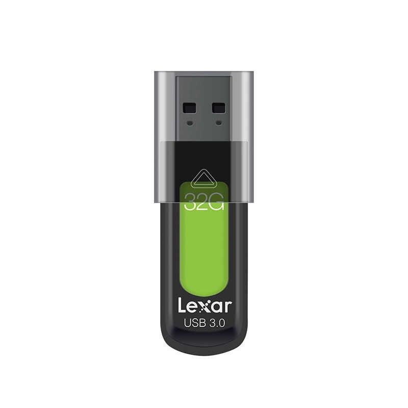 USB 256Gb Lexar JumpDrive S57 чёрный/зелёный
