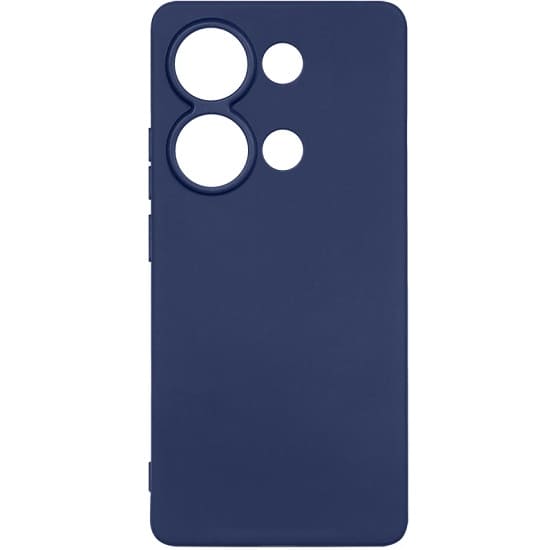 Силиконовый чехол DF для Poco M6 Pro (4G)/Xiaomi Redmi Note 13 Pro (4G) DF poCase-20 (blue)
