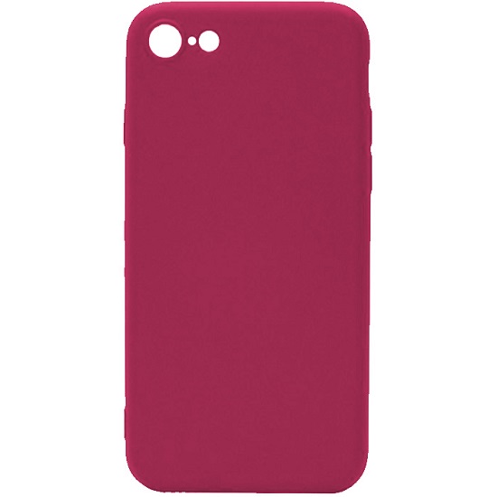 Cиликоновый чехол CTR для iPhone 6/6S Soft Touch (спелый гранат)