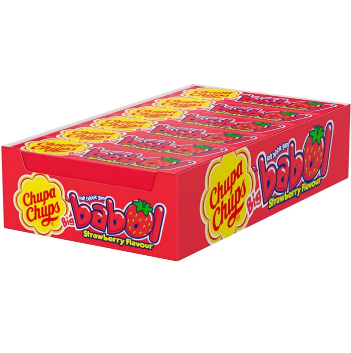 Жевательная резинка Chupa-Chups big babol клубника, 21 г 4235612