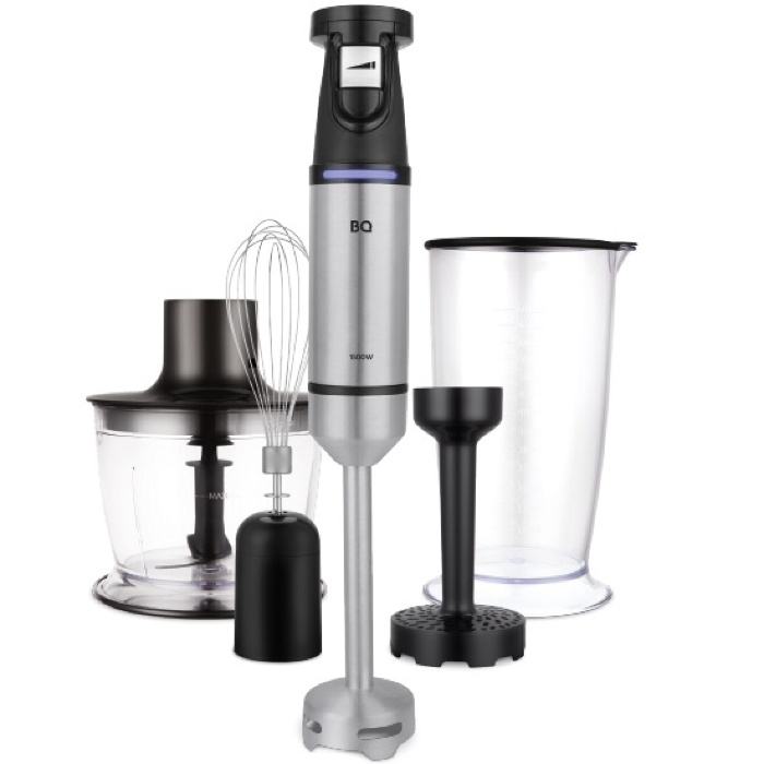 Блендер BQ HB1230SS Черный-Стальной