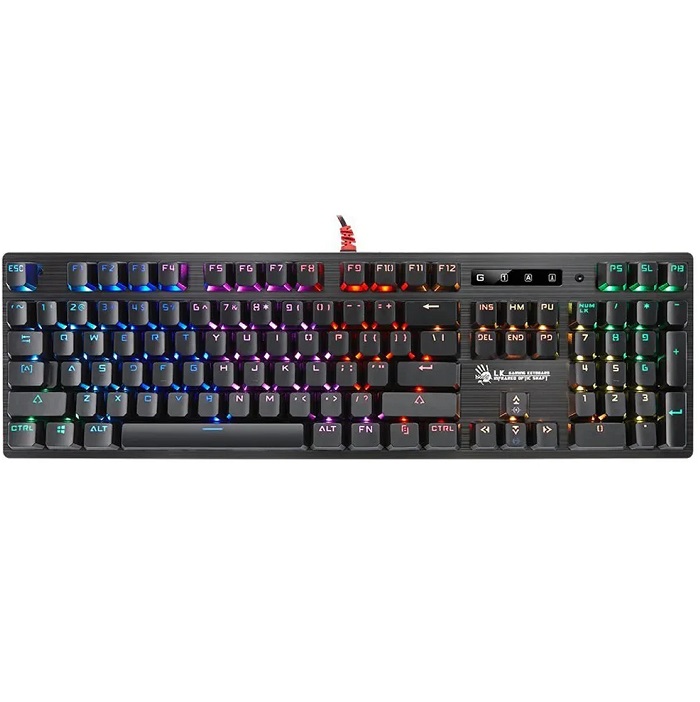 Клавиатура A4TECH Bloody B820R Dual Color черный/серый