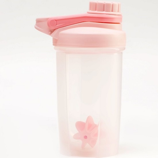 Шейкер "Мастер К", 500 мл, 11 х 18.5 см, розовый   7533186