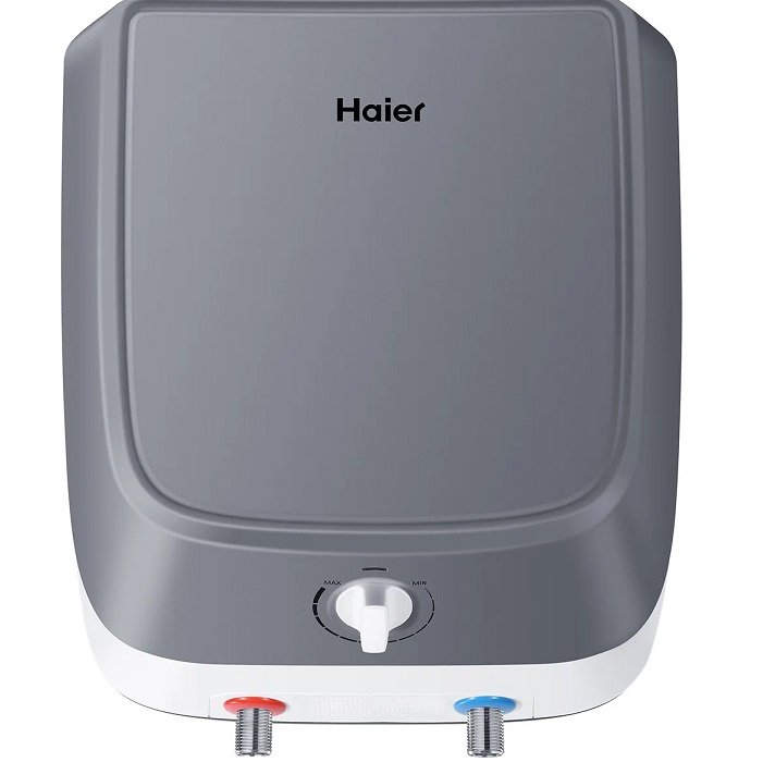 Водонагреватель HAIER ES 10 V-Q1(R) над мойкой.