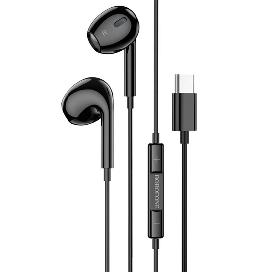 Наушники BOROFONE BM80 Max, Gorgeous, Type-C, чёрный