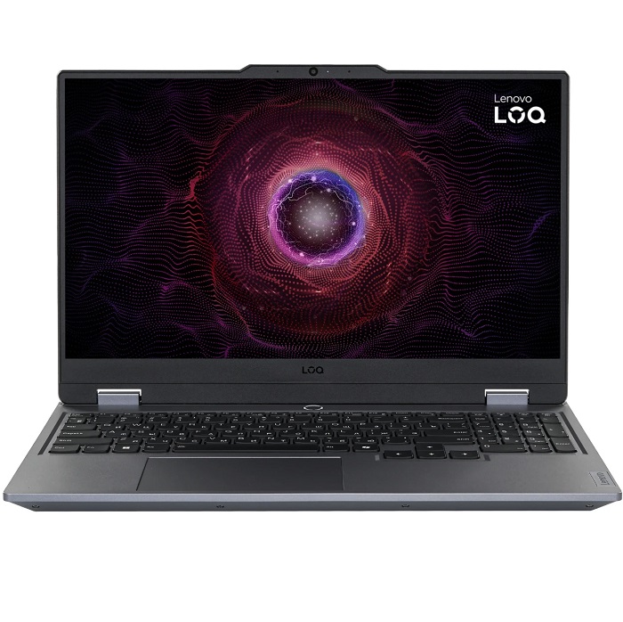 Ноутбук игровой 15.6" Lenovo LOQ 15ARP9 (AMD Ryzen 5-7235HS/ 24 ГБ/ SSD 512 ГБ/ RTX 3050/ DOS) (83JC005FRK) серый