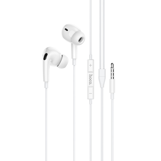 Наушники HOCO M101 Pro, Crystal sound, Jack 3.5мм, белый