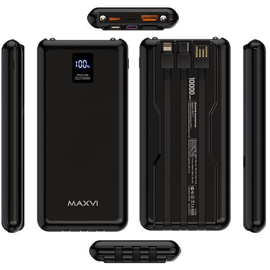 Внешний АКБ MAXVI PB10-11 (10000mAh) черный