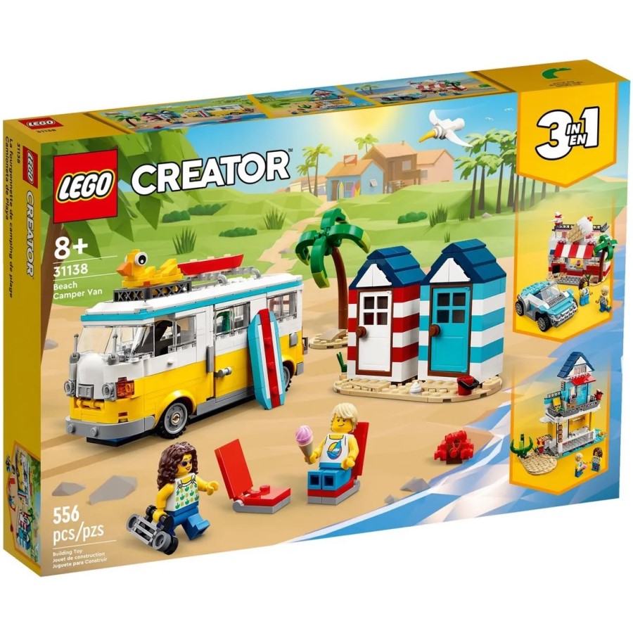 Конструктор LEGO Creator 31138 Туристический фургон на пляже