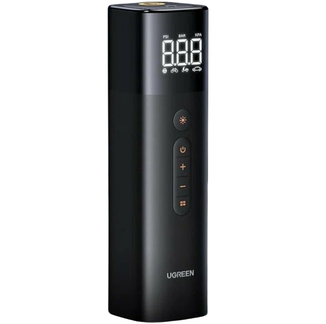 Насос портативный UGREEN ET501 (35573) Portable Tire Inflator. черный