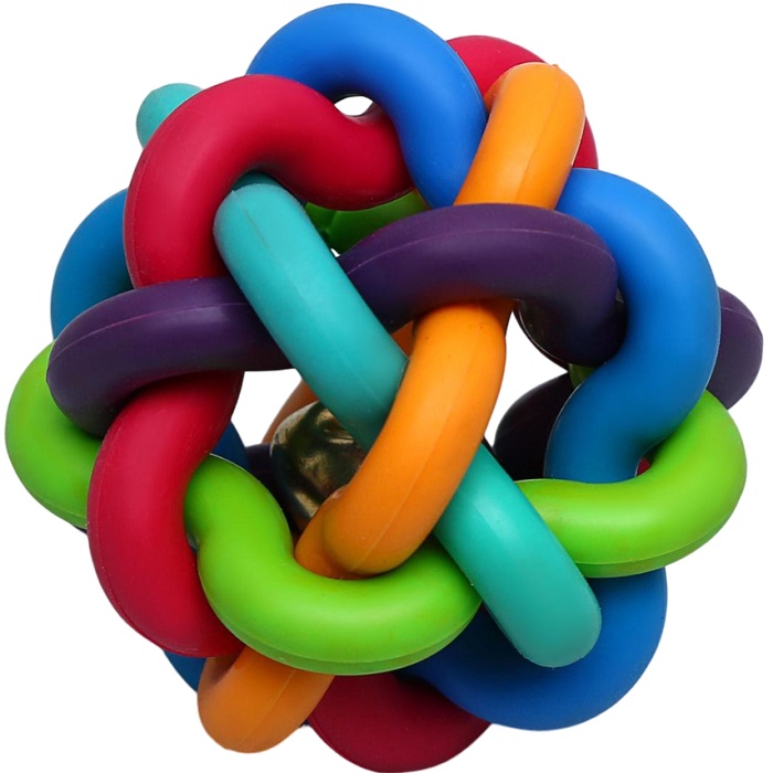 Мяч "Молекула" с бубенчиком, 6 см 898826