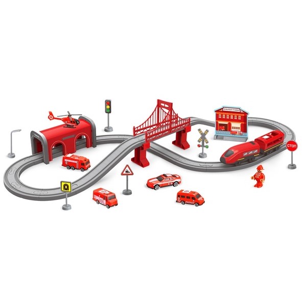 Железная дорога «Экспресс», 66 деталей, работает от батареек 6904736