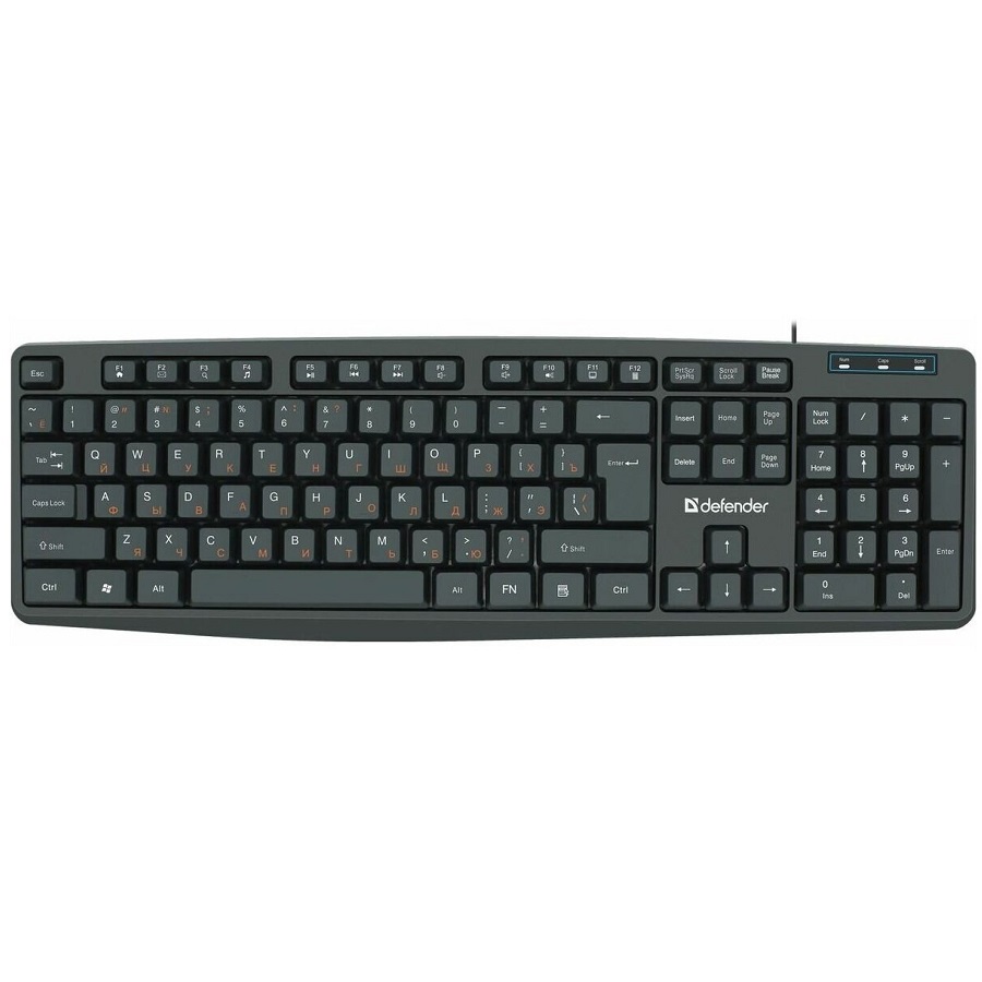 Клавиатура DEFENDER Concept HB-164 RU,черный