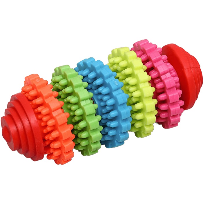 Игрушка литая "Шестеренки" (5 вращающихся колец), TPR, 10 см, микс цветов 318016