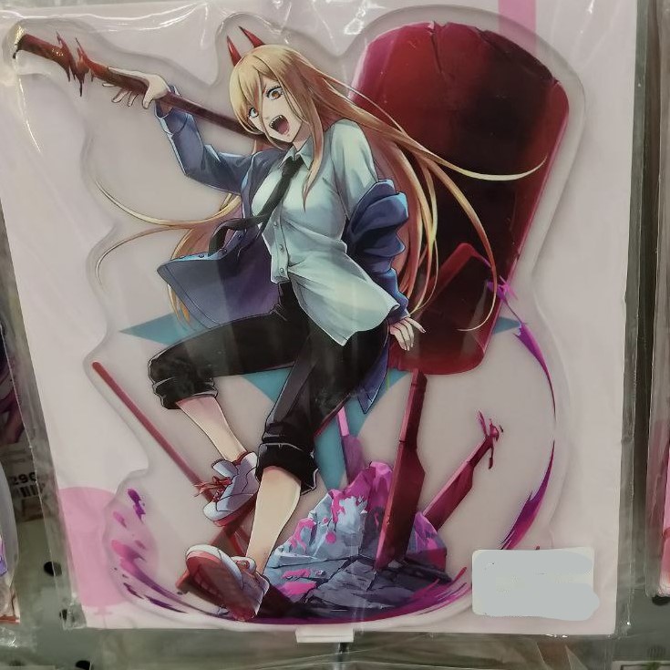 Акриловый стенд (13-15см) 2D Бензопила, № 36