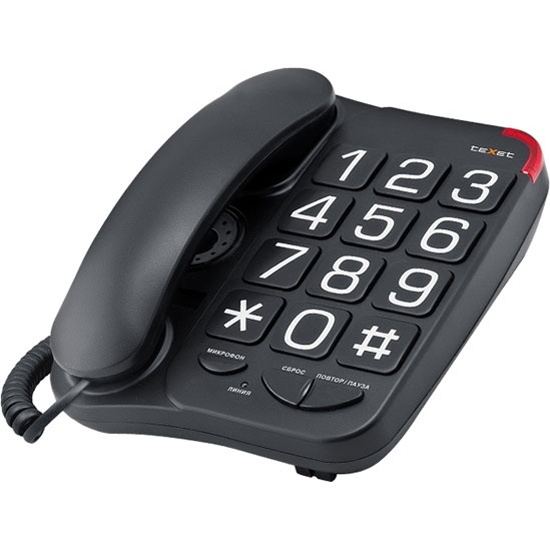 Телефон TEXET TX-201 Black