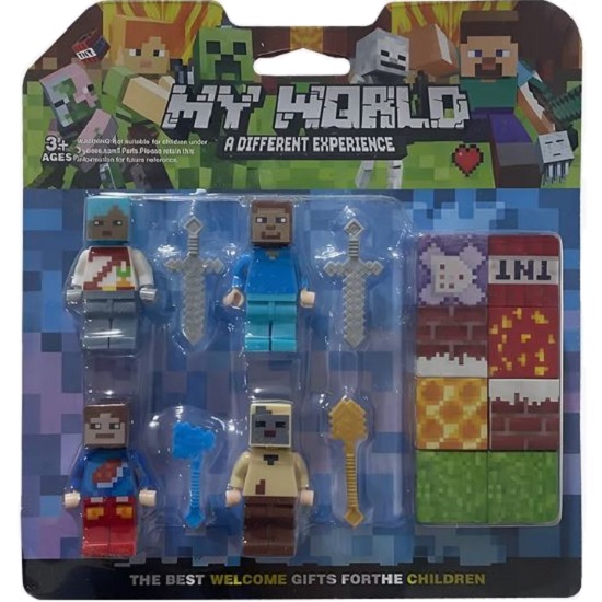 Конструктор 23201 4 шт с орудиями и насаждениями М