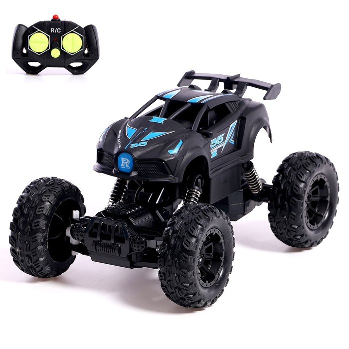 Джип р/у «Покоритель», управление с телефона, работает от ак, чёрный 10276974