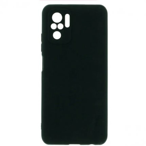 Задняя накладка ZIBELINO Soft Matte для Xiaomi Redmi Note 10/Note 10S (черный) защита камеры