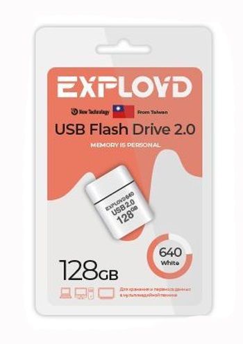 USB 128Gb EXPLOYD 640 белый