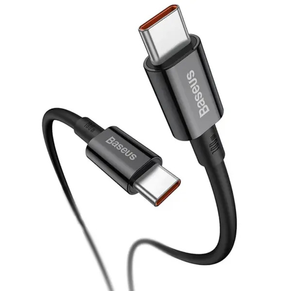 Кабель Type-C <--> Type-C  2.0м BASEUS Superior Series Black, 100W CATYS-C01