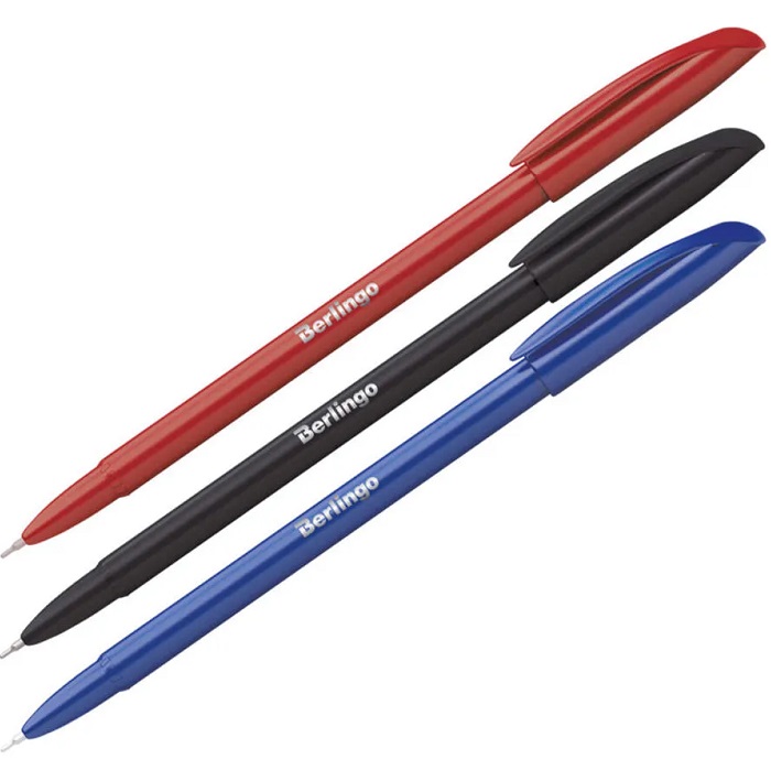 Ручка шарик. синяя 0,7мм "Metallic" разноцв. корпус  Berlingo арт.CBp_70752