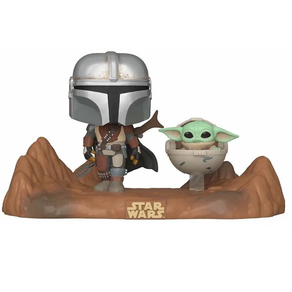 Фигурка Funko POP! TV Moments Bobble Star Wars Mandalorian Mandalorian & Child (390) 49930