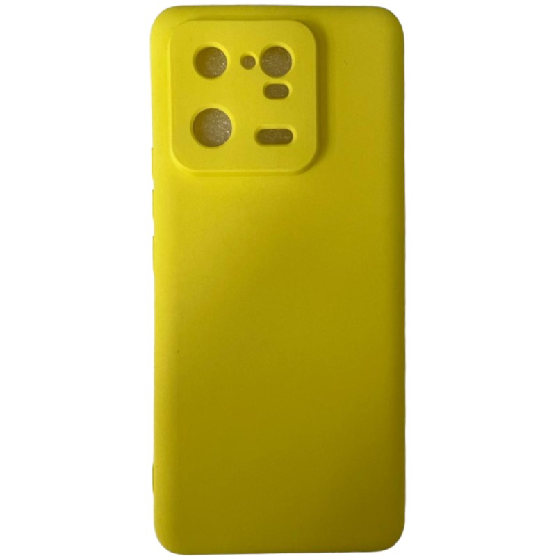 Задняя накладка SILICONE COVER для Xiaomi 13 Pro 5G №08 Лимонный