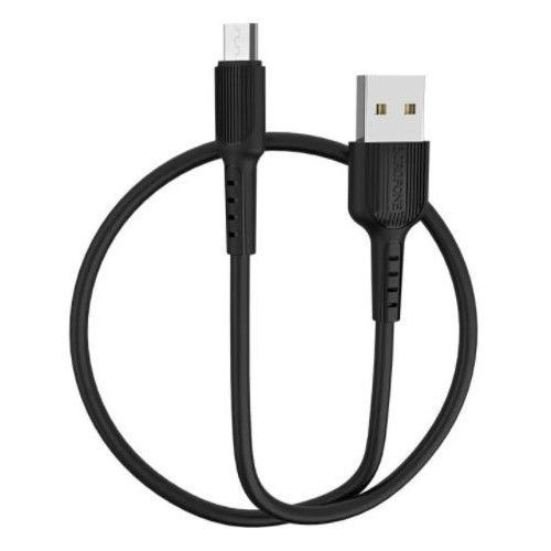 Кабель USB <--> microUSB  1.0м BOROFONE BX16 Easy чёрный