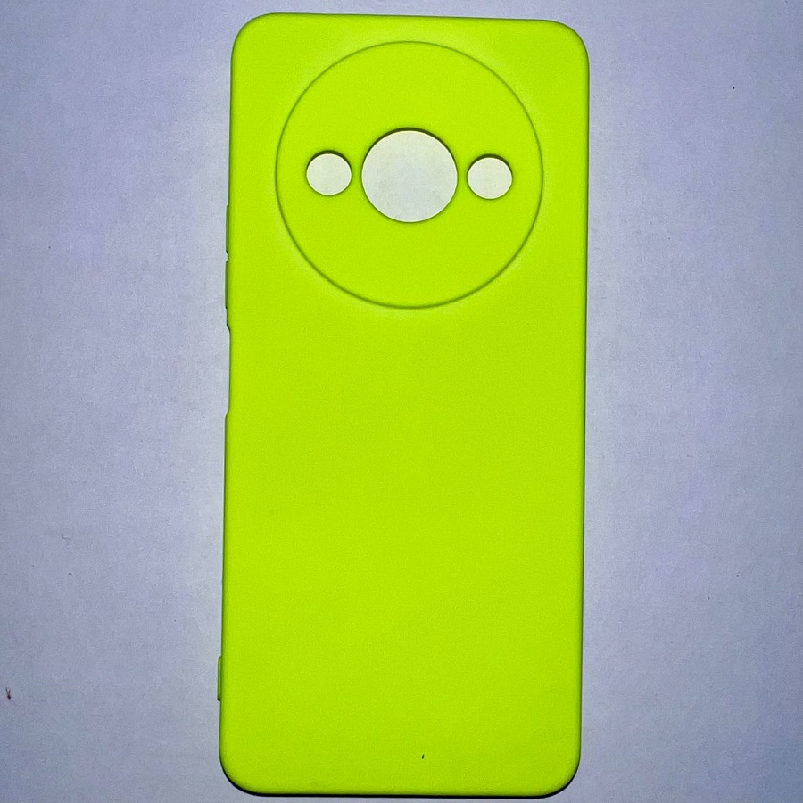 Силиконовый чехол NANO для Xiaomi Redmi A3/POCO C61 салатовый
