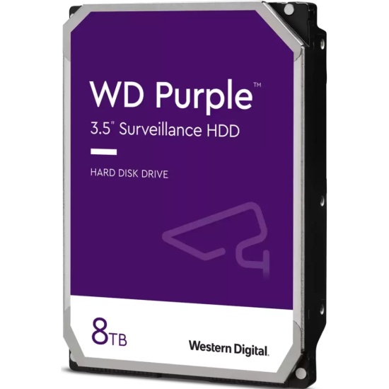 Накопитель HDD 8Tb WD Purple (WD85PURZ) {Serial ATA III, 5640- rpm, 256Mb, 3.5"}