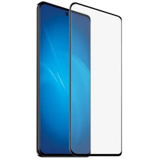 Противоударное стекло DF для Samsung Galaxy A05/A05s DF sColor-140 (black)