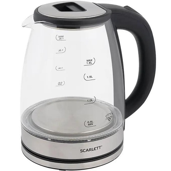 Чайник электрический Scarlett SC-EK27G30 сталь