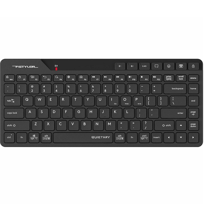 Клавиатура БП A4TECH Fstyler FBK26C AS черный