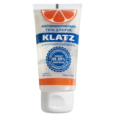Гель для рук KLATZ Антимикробный Грейпфрут