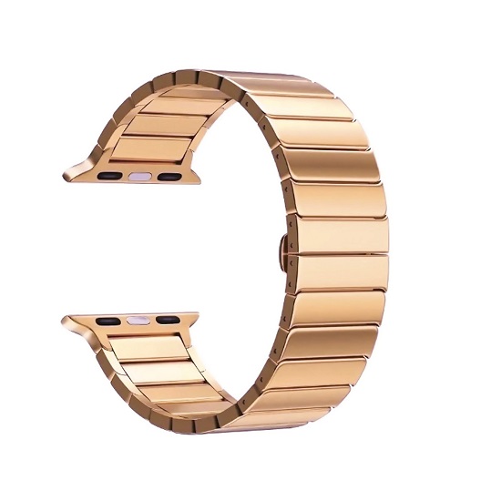 Металлический ремешок ApW34 для Apple Watch 42/44/45/49 mm (rose gold)